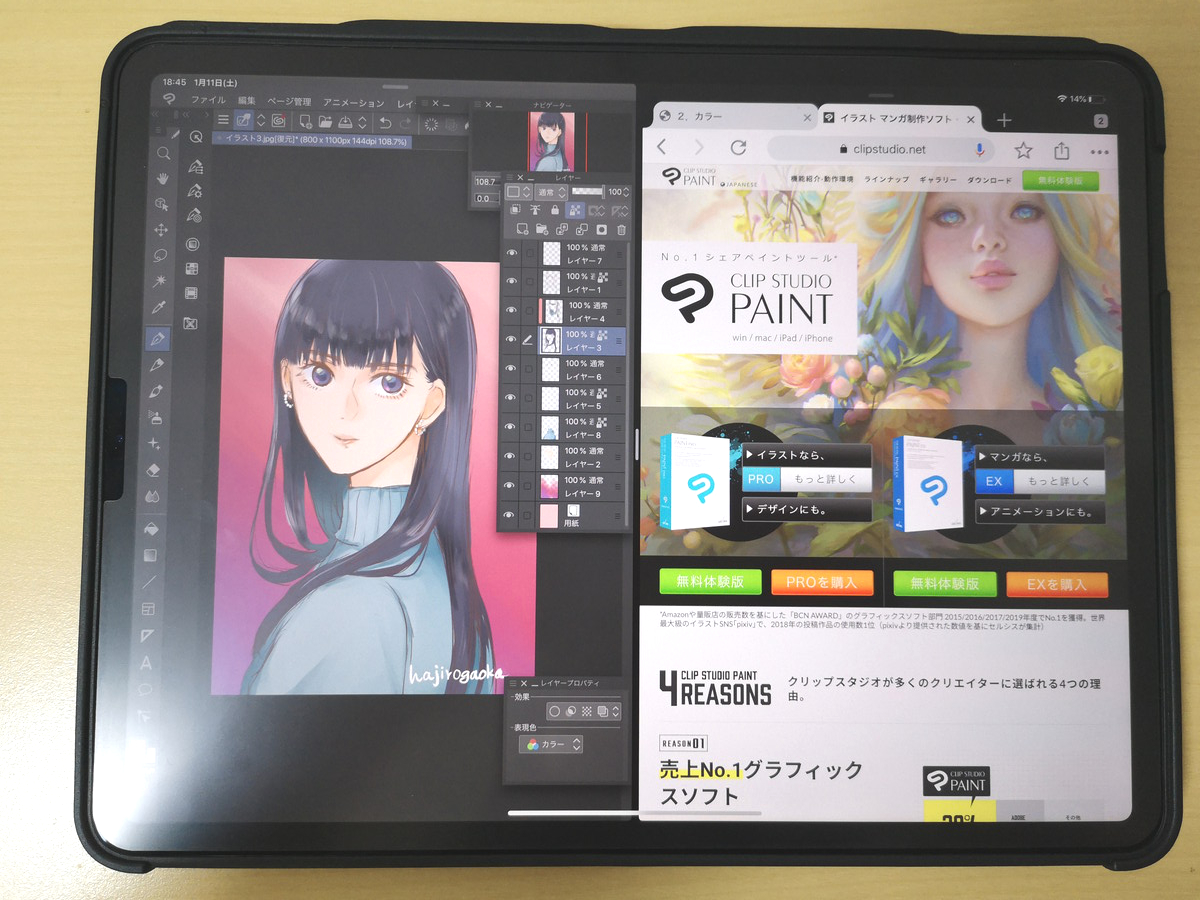 イラストを描くためにipad Pro 11インチを選ばなかった３つの理由 Hajiro Blog