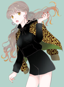 ヒョウ柄の女の子