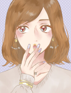 ふわふわボブの女の子